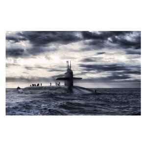 Submarine US NAVY Sailing Military 13" x 19" Photo Print
